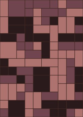 Soyut dörtlü, vektör illüstrasyon tasarımı