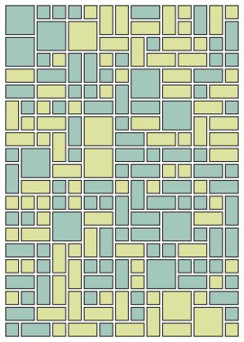 Soyut dörtlü, vektör illüstrasyon tasarımı