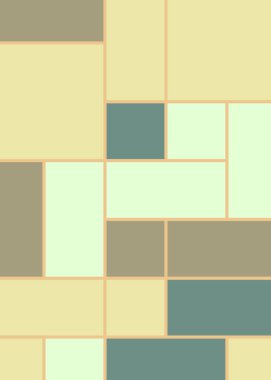 Renkli geometrik arkaplan, geniş kare ve dikdörtgenler. Vektör illüstrasyonu