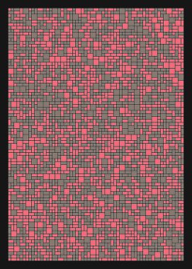 Dikdörtgenli soyut geometrik desen. Vektör illüstrasyonu 