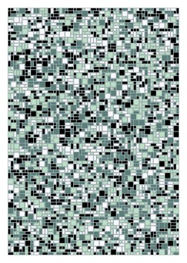 Ofset Quad üretken sanat arkaplan çizimi