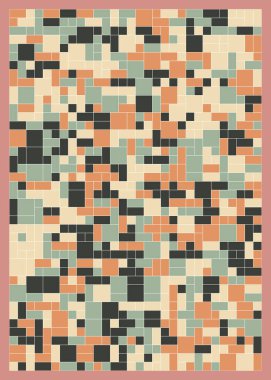 Soyut dörtlü, vektör illüstrasyon tasarımı