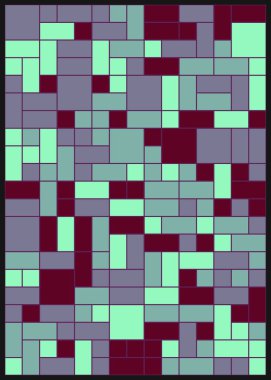 Dikdörtgenli soyut geometrik desen. Vektör illüstrasyonu 