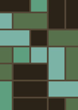 Renkli geometrik arkaplan, geniş kare ve dikdörtgenler. Vektör illüstrasyonu