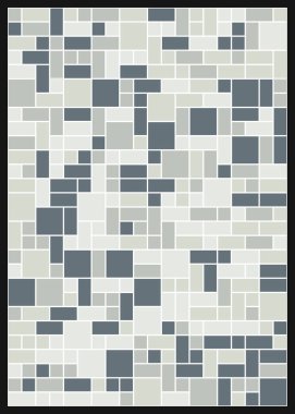 Ofset Quad üretken sanat arkaplan çizimi