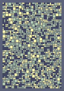 Soyut dörtlü, vektör illüstrasyon tasarımı