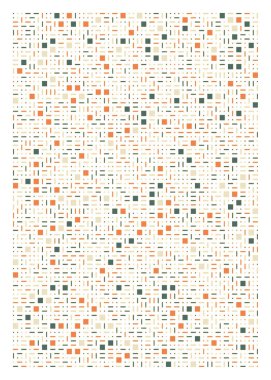 Küçük boyutlu dikdörtgenlerle soyut geometrik arkaplan. Vektör illüstrasyonu