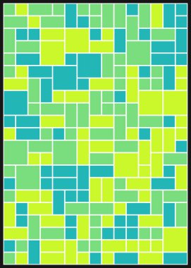 Dengeli dörtlü, üretken arkaplan illüstrasyonu