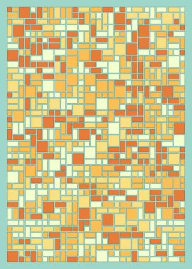 Dikdörtgenli soyut geometrik desen. Vektör illüstrasyonu 