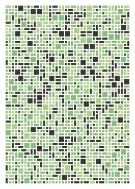 Ofset Quad üretken sanat arkaplan çizimi