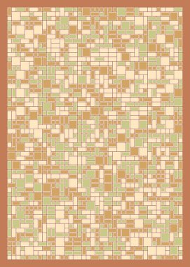 Küçük boyutlu dikdörtgenlerle soyut geometrik arkaplan. Vektör illüstrasyonu
