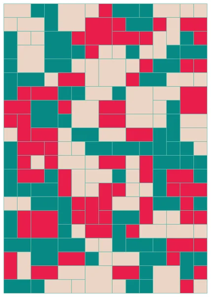 Fondo Geométrico Color Con Rectángulos Tamaño Medio Ilustración Vectorial — Archivo Imágenes Vectoriales