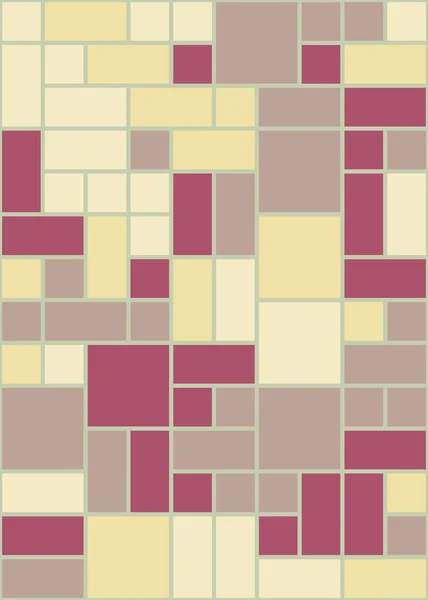 Αφηρημένο Γεωμετρικό Μοτίβο Ορθογώνια Εικονογράφηση Διανύσματος — Διανυσματικό Αρχείο