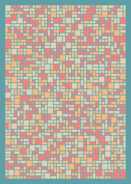 Küçük boyutlu dikdörtgenlerle soyut geometrik arkaplan. Vektör illüstrasyonu