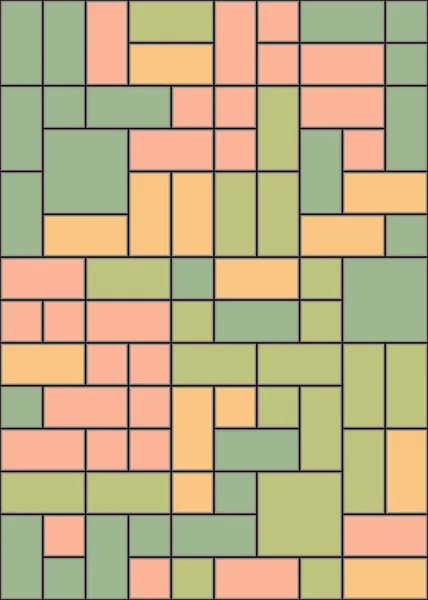 Abstrakcyjny Wzór Geometryczny Prostokątami Ilustracja Wektora — Wektor stockowy