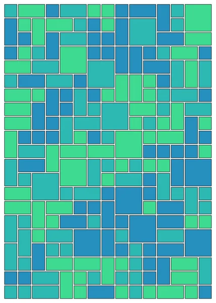 Fundo Geométrico Cor Com Retângulos Tamanho Médio Ilustração Vetorial — Vetor de Stock