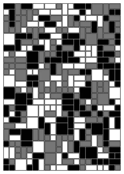 Padrão Geométrico Abstrato Com Retângulos Ilustração Vetorial — Vetor de Stock