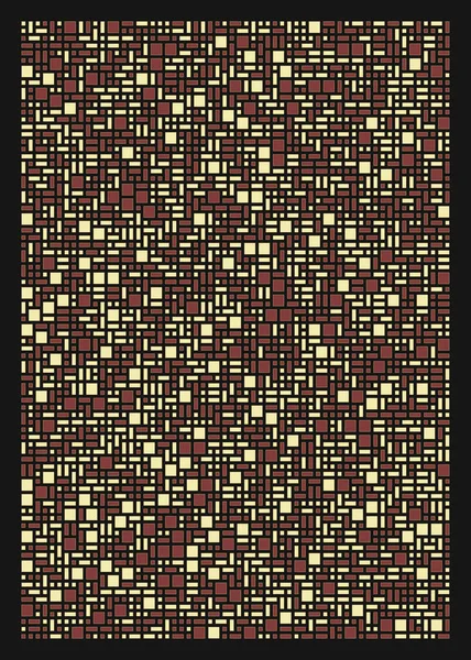 Farbe Geometrischer Hintergrund Mit Kleinen Quadraten Und Rechtecken Vektorillustration — Stockvektor