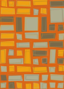 Dengeli dörtlü, üretken arkaplan illüstrasyonu