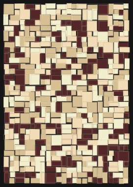 Dikdörtgenli soyut geometrik desen. Vektör illüstrasyonu 