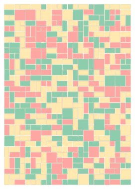 Dikdörtgenli soyut geometrik desen. Vektör illüstrasyonu 
