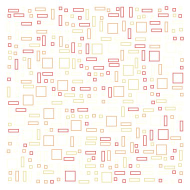 Dikdörtgenli soyut geometrik desen. Vektör illüstrasyonu 