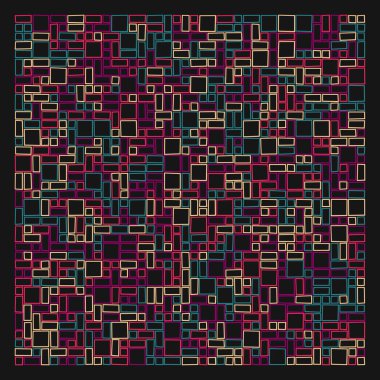 Ofset Quads üretken sanat arkaplanı 