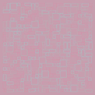 Dikdörtgenli soyut geometrik desen. Vektör illüstrasyonu 