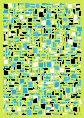 Dikdörtgenli soyut geometrik desen. Vektör illüstrasyonu 