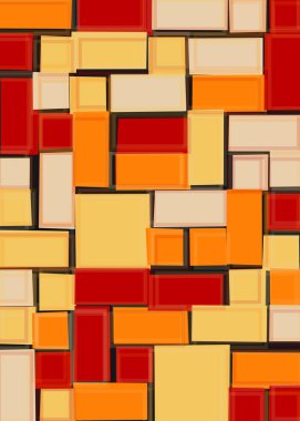 Ofset Quads üretken sanat arkaplanı 