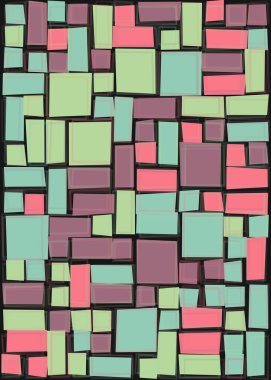 Ofset Quads üretken sanat arkaplanı 