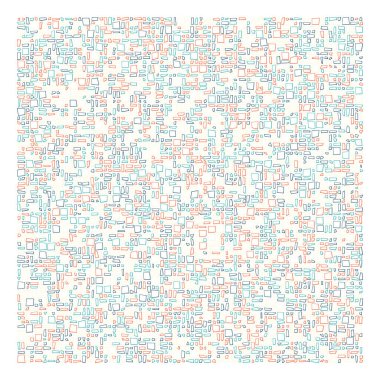 Ofset Quads üretken sanat arkaplanı 