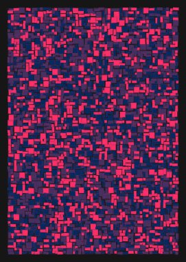 Dengeli dörtlü, üretken arkaplan illüstrasyonu