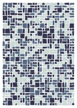 Ofset Quad üretken sanat arkaplan çizimi