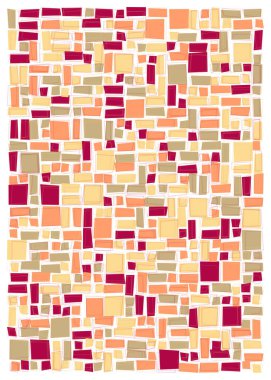 Soyut dörtlü, vektör illüstrasyon tasarımı