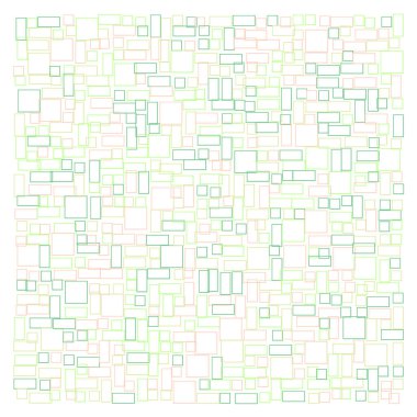 Dikdörtgenli soyut geometrik desen. Vektör illüstrasyonu 