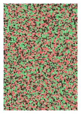 Dengeli dörtlü, üretken arkaplan illüstrasyonu