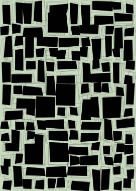 Soyut dörtlü, vektör illüstrasyon tasarımı