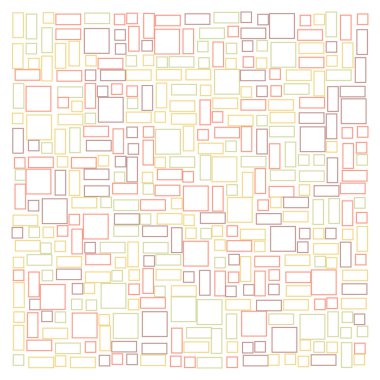 Dikdörtgenli soyut geometrik desen. Vektör illüstrasyonu 