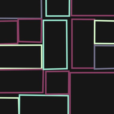 Ofset Quads üretken sanat arkaplanı 