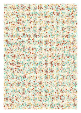 Ofset Quad üretken sanat arkaplan çizimi