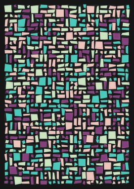 Ofset Quad üretken sanat arkaplan çizimi