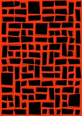 Ofset Quad üretken sanat arkaplan çizimi