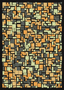 Ofset Quad üretken sanat arkaplan çizimi