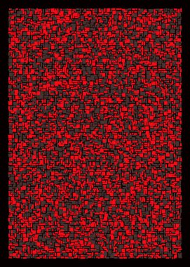 Dengeli dörtlü, üretken arkaplan illüstrasyonu