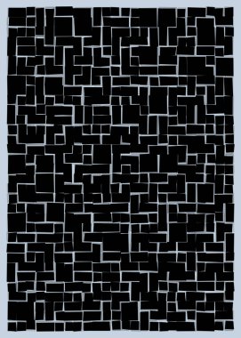 Dikdörtgenli soyut geometrik desen. Vektör illüstrasyonu 