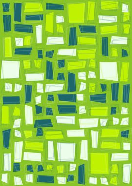 Soyut dörtlü, vektör illüstrasyon tasarımı