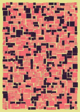 Soyut dörtlü, vektör illüstrasyon tasarımı