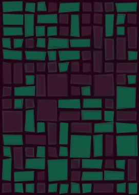 Dikdörtgenli soyut geometrik desen. Vektör illüstrasyonu 