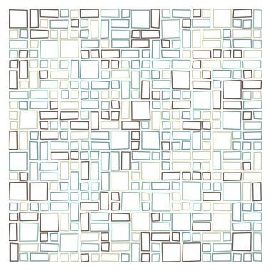 Dikdörtgenli soyut geometrik desen. Vektör illüstrasyonu 